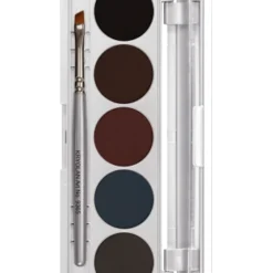 Kryolan Cake Eyeliner Palette 5 Color Standard 1 Kryolan Professional Make-Up