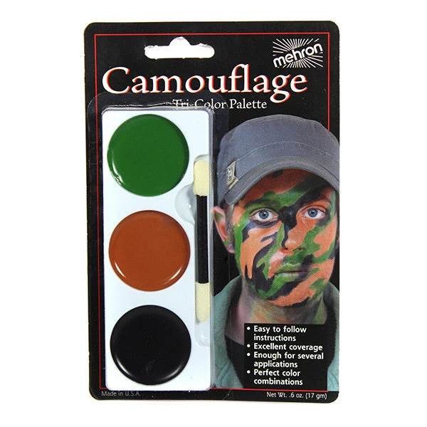 Mehron Tri-Color Palette 4 Mehron Tri-Color Palette