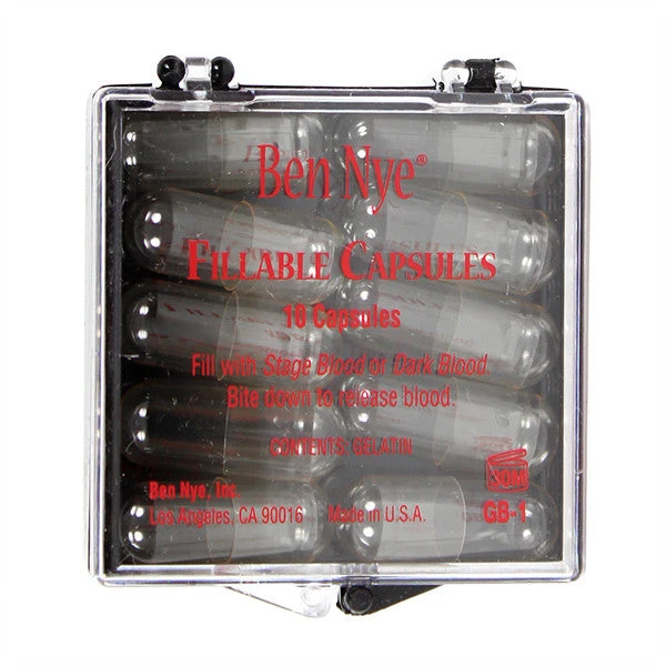 Ben Nye Gelatin Blood Capsules (Empty) 2 Ben Nye Gelatin Blood Capsules (Empty)