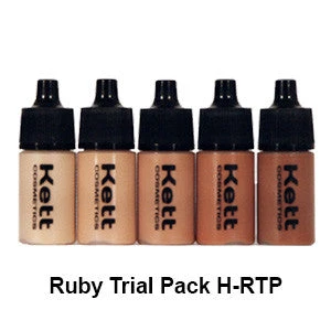 Kett Hydro Foundation Trial Pack (5 Count Of 6ml Bottles) 3 Kett Hydro Foundation Trial Pack (5 Count Of 6ml Bottles)