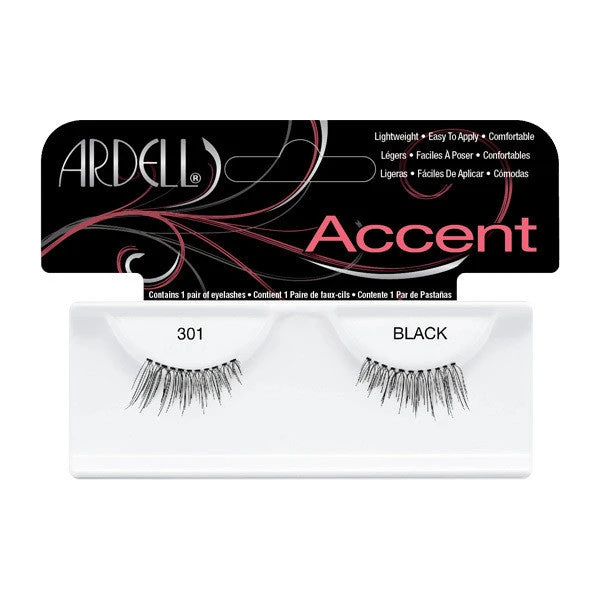 Ardell Lashes Eyes Ardell Accent Lashes 301 - Black (61301) 1 Ardell Lashes Eyes Ardell Accent Lashes 301 - Black (61301)