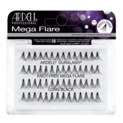 Ardell Lashes Eyes Ardell Mega Flare Individuals Knot-Free Long Black (65281)