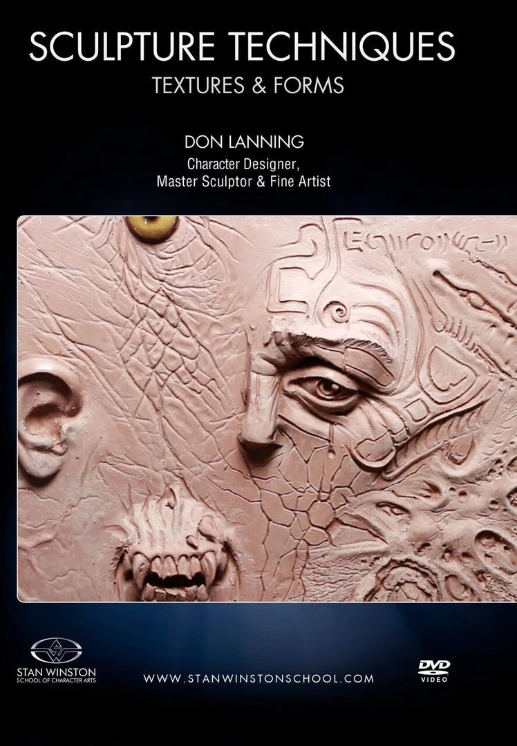 Stan Winston Studio Sculpture Techniques Textures & Forms (DVD) Kits & Tools 1 Stan Winston Studio Sculpture Techniques Textures & Forms (DVD) Kits & Tools