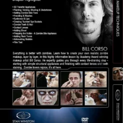 Stan Winston Studio Zombie Makeup - Appliances, Airbrushing, Lenses & Teeth (DVD)