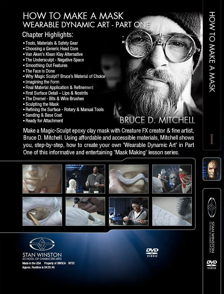 Stan Winston Studio How To Make A Mask (DVD) 2 Stan Winston Studio How To Make A Mask (DVD)