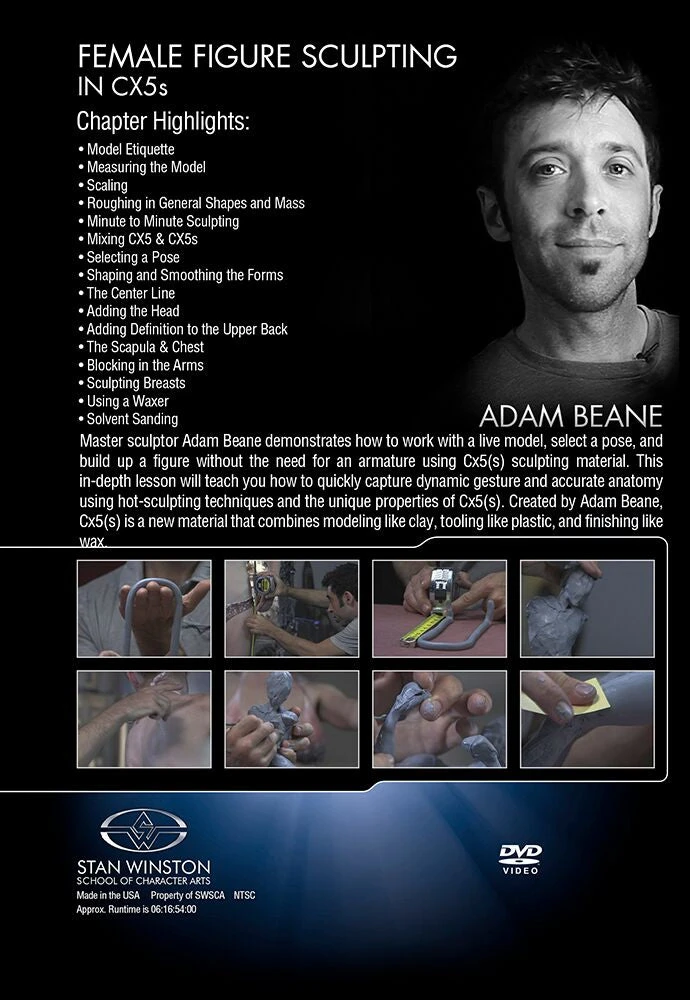 Stan Winston Studio Female Figure Sculpting In CX5 (DVD) Kits & Tools 2 Stan Winston Studio Female Figure Sculpting In CX5 (DVD) Kits & Tools