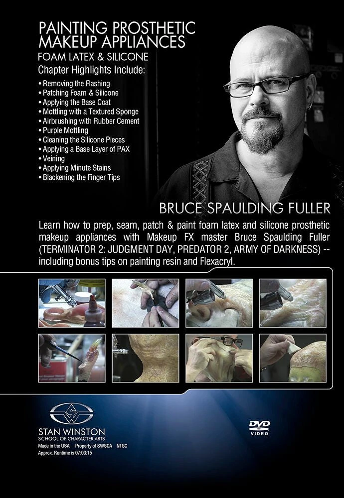 Stan Winston Studio Painting Prosthetic Makeup Appliances - Foam, Latex, Silicone (DVD) 2 Stan Winston Studio Painting Prosthetic Makeup Appliances - Foam, Latex, Silicone (DVD)