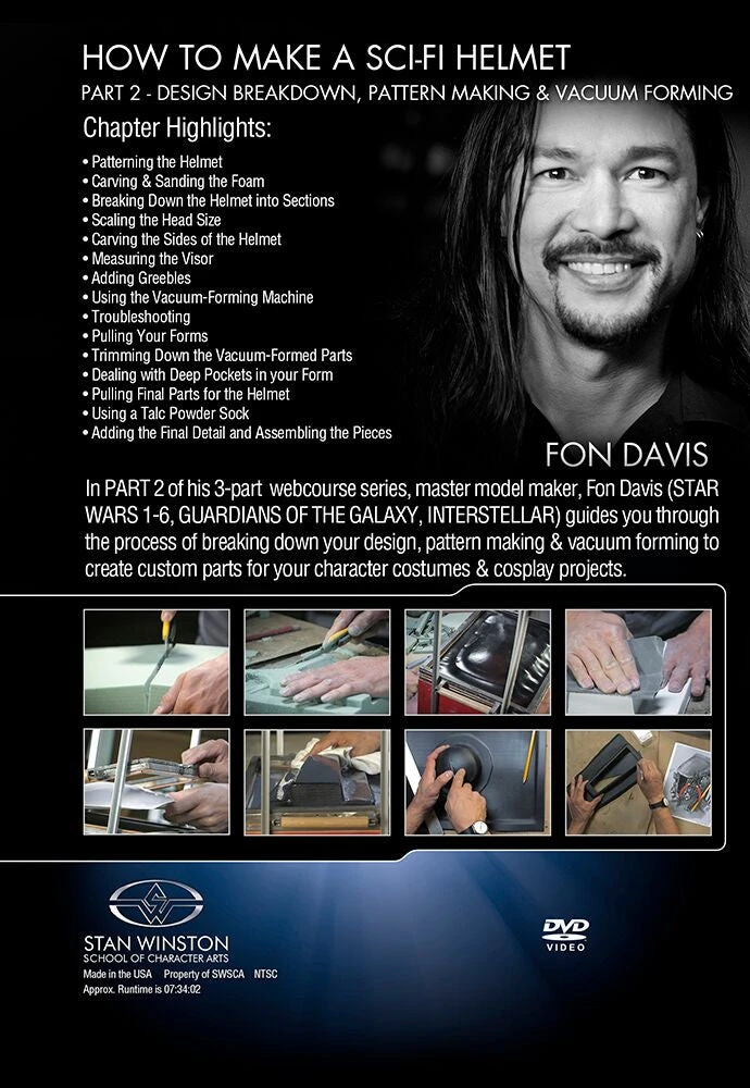 Stan Winston Studio How To Make A Sci-Fi Helmet (DVD) 4 Stan Winston Studio How To Make A Sci-Fi Helmet (DVD)