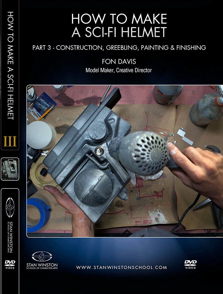 Stan Winston Studio How To Make A Sci-Fi Helmet (DVD) 5 Stan Winston Studio How To Make A Sci-Fi Helmet (DVD)