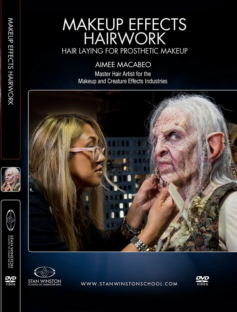 Stan Winston Studio Character Hairwork - Hair Laying For Prosthetic Makeup (DVD) 1 Stan Winston Studio Character Hairwork - Hair Laying For Prosthetic Makeup (DVD)