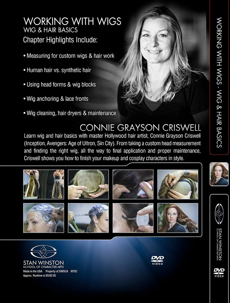 Stan Winston Studio Working With Wigs (DVD) Kits & Tools 2 Stan Winston Studio Working With Wigs (DVD) Kits & Tools