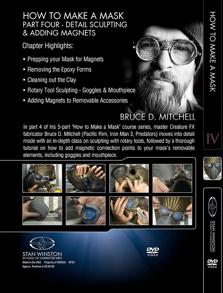 Stan Winston Studio How To Make A Mask (DVD) 8 Stan Winston Studio How To Make A Mask (DVD)