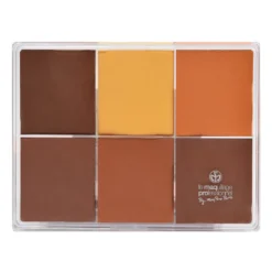 MAQ Pro Maqpro 6-color Fard Creme Foundation Palette Face 17 MAQ Pro Maqpro 6-color Fard Creme Foundation Palette Face