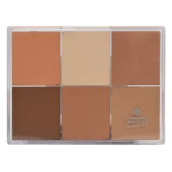 MAQ Pro Maqpro 6-color Fard Creme Foundation Palette Face 20 MAQ Pro Maqpro 6-color Fard Creme Foundation Palette Face