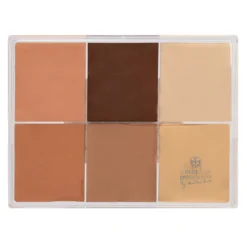 MAQ Pro Maqpro 6-color Fard Creme Foundation Palette Face 21 MAQ Pro Maqpro 6-color Fard Creme Foundation Palette Face