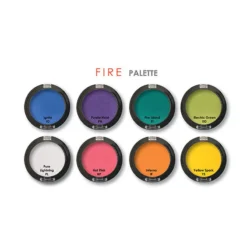 Mehron INtense Pro Pressed Powder Pigments Palette Fire (168-PAL-F)