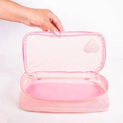 KimChi Chic Beauty Mesh Cosmetics Bag