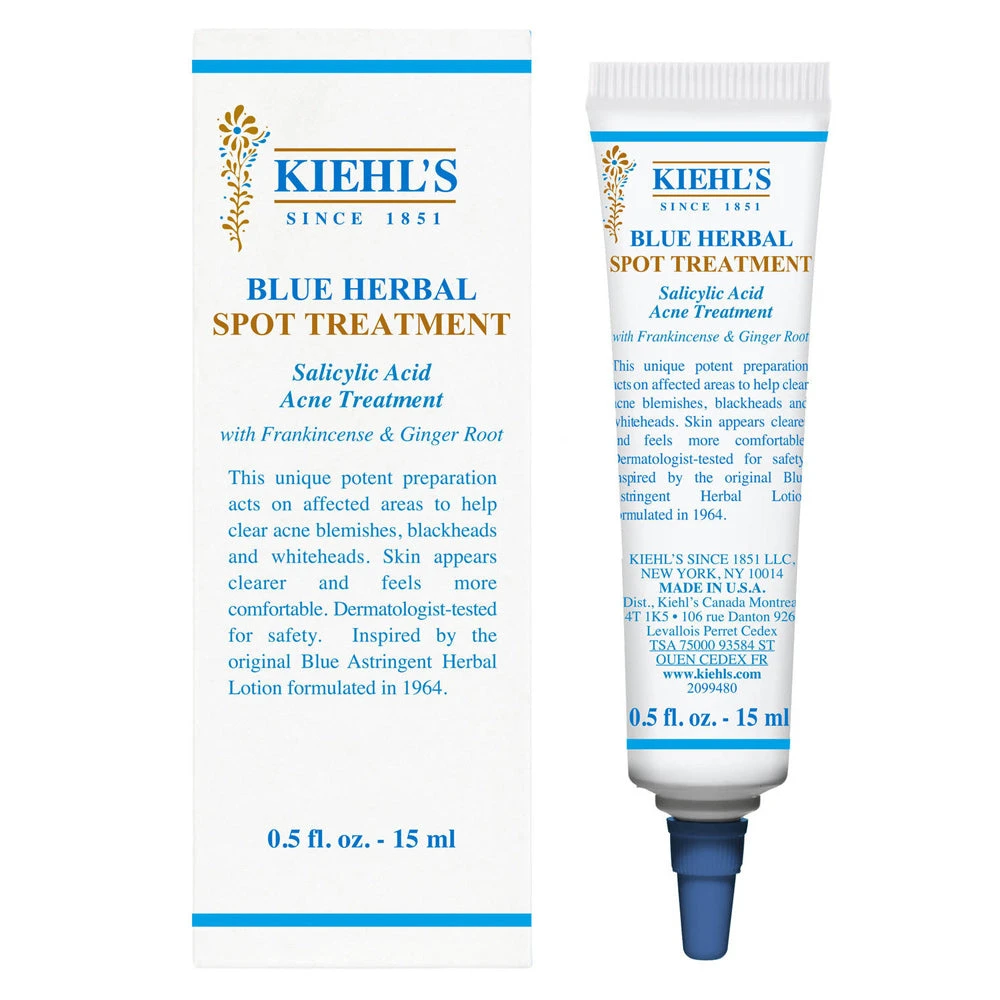 Kiehl's Since 1851 Blue Herbal Spot Treatment Skincare 1 Kiehl's Since 1851 Blue Herbal Spot Treatment Skincare