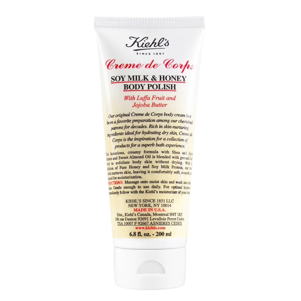 Kiehl's Since 1851 Creme De Corps Soy Milk & Honey Body Polish 1 Kiehl's Since 1851 Creme De Corps Soy Milk & Honey Body Polish