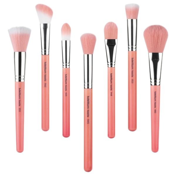 Kits & Tools Bdellium Tools Pink Bambu Brushes For Face 1 Kits & Tools Bdellium Tools Pink Bambu Brushes For Face