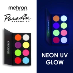 Mehron Paradise Makeup Neon UV Glow Palette 11 Mehron Paradise Makeup Neon UV Glow Palette