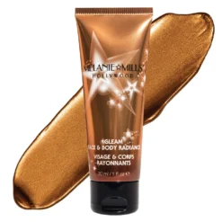 Melanie Mills Hollywood Gleam Face & Body Radiance 1oz. 19 Melanie Mills Hollywood Gleam Face & Body Radiance 1oz.