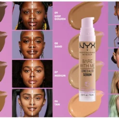 NYX Bare With Me Concealer Serum New