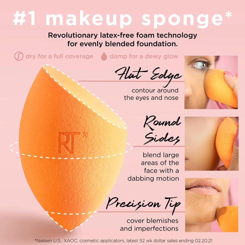 Real Techniques - 2 Pack Miracle Complexion Sponge 2 Real Techniques - 2 Pack Miracle Complexion Sponge