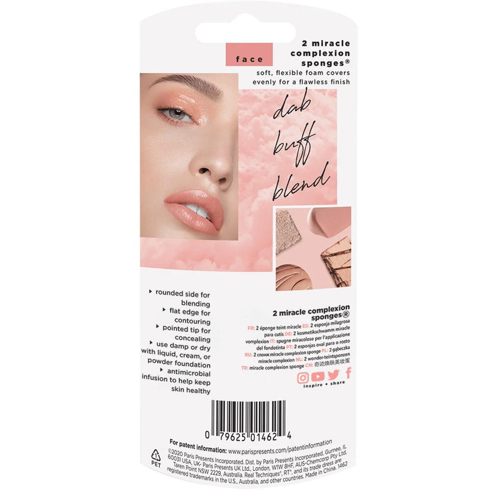 Real Techniques - 2 Pack Miracle Complexion Sponge 5 Real Techniques - 2 Pack Miracle Complexion Sponge