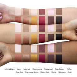 Jouer Rose Gold Matte & Shimmer Eyeshadow Palette