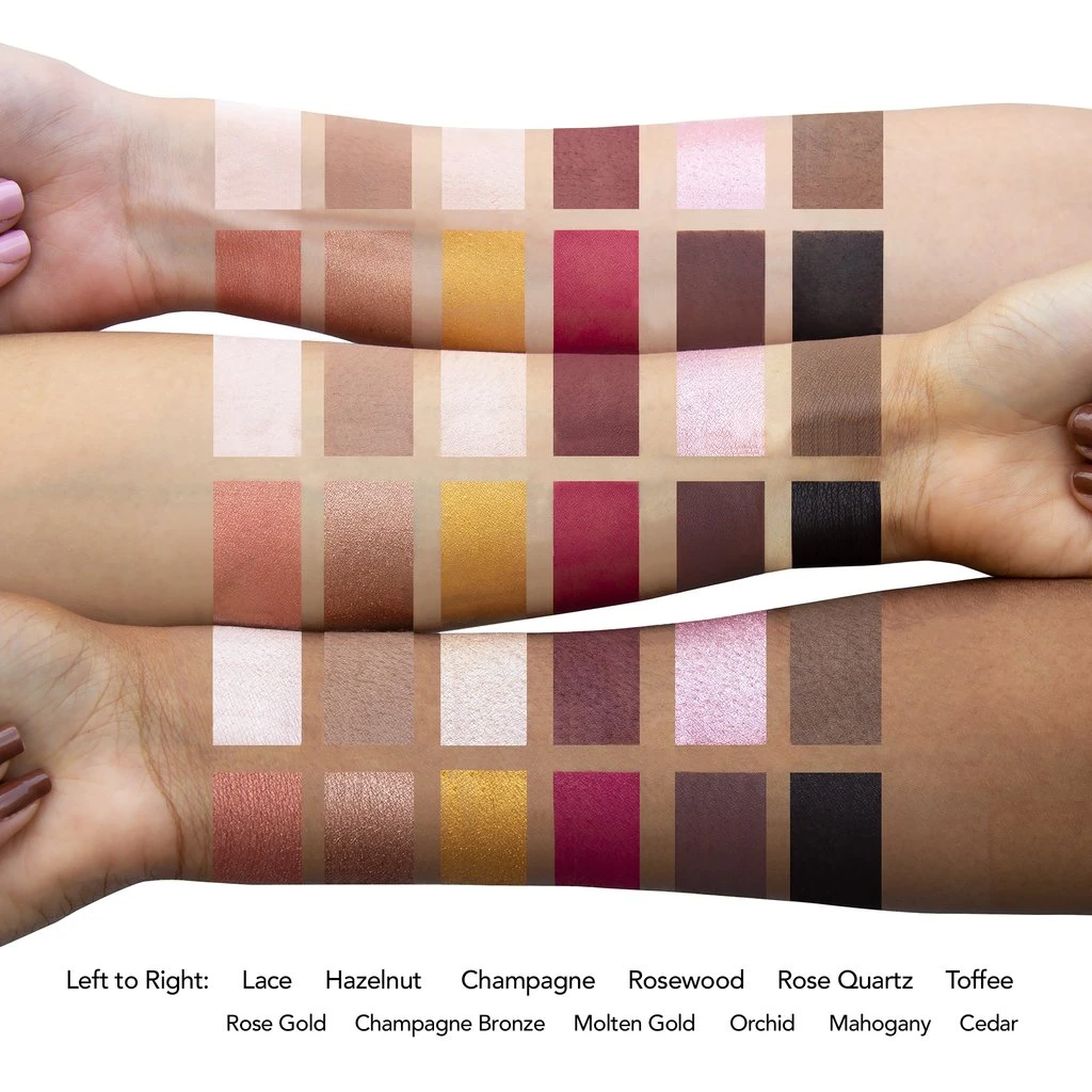 Jouer Rose Gold Matte & Shimmer Eyeshadow Palette 2 Jouer Rose Gold Matte & Shimmer Eyeshadow Palette