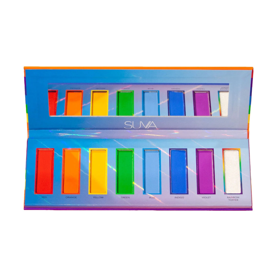 Eyes SUVA Beauty We Make Rainbows Jealous Pressed Pigment Palette 1 Eyes SUVA Beauty We Make Rainbows Jealous Pressed Pigment Palette
