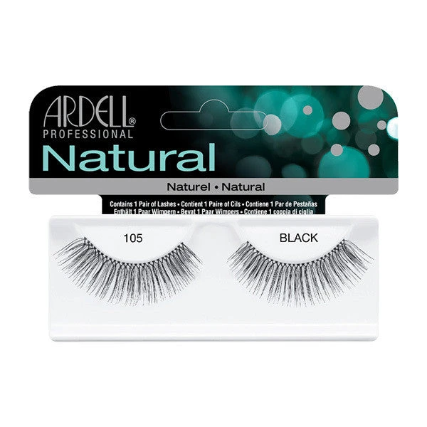 Ardell Lashes Ardell Natural 105 - Black (65002) Eyes 1 Ardell Lashes Ardell Natural 105 - Black (65002) Eyes