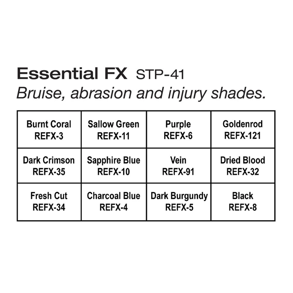 Ben Nye Studio Color Essential FX Creme Colors (STP-41) 2 Ben Nye Studio Color Essential FX Creme Colors (STP-41)