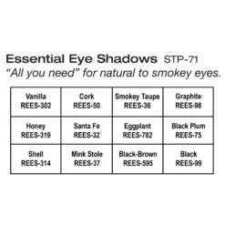 Ben Nye Studio Color Essential Eye Shadow Palette (STP-71)
