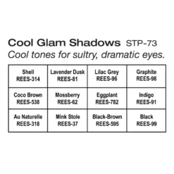 Ben Nye Studio Color Cool Glam Shadow Palette (STP-73)