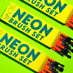SUVA Beauty Neon Brush Set (10 Eye Brushes) Kits & Tools