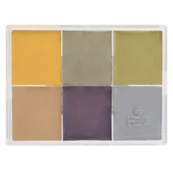 MAQ Pro Maqpro 6-color Fard Creme Foundation Palette Face 16 MAQ Pro Maqpro 6-color Fard Creme Foundation Palette Face