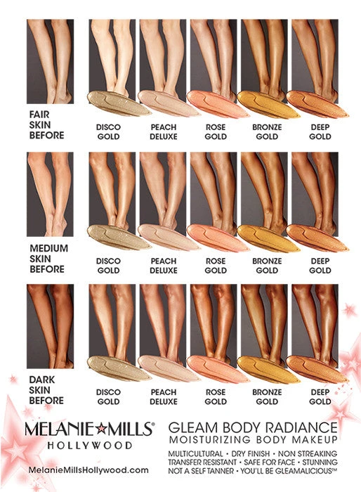 Melanie Mills Hollywood Gleam On The Go - Glow Girl Face 3 Melanie Mills Hollywood Gleam On The Go - Glow Girl Face