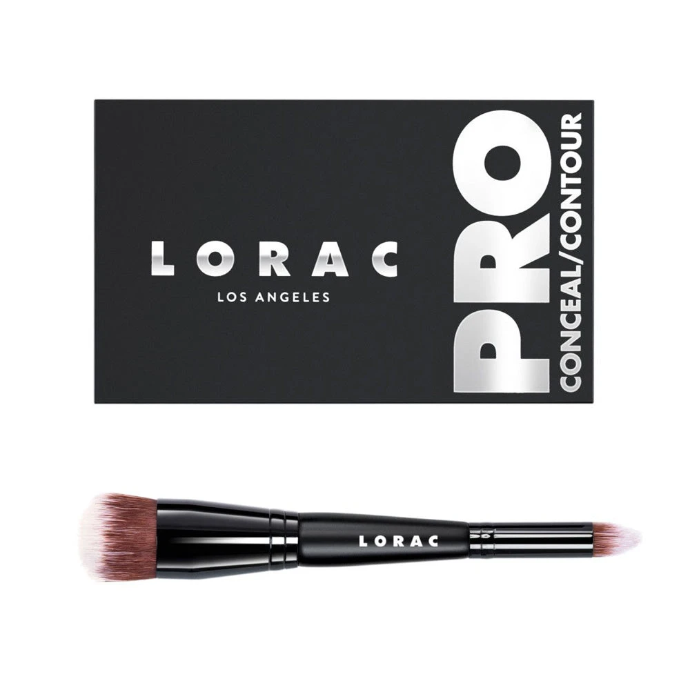 LORAC PRO Conceal/Contour Palette And Brush Face 3 LORAC PRO Conceal/Contour Palette And Brush Face