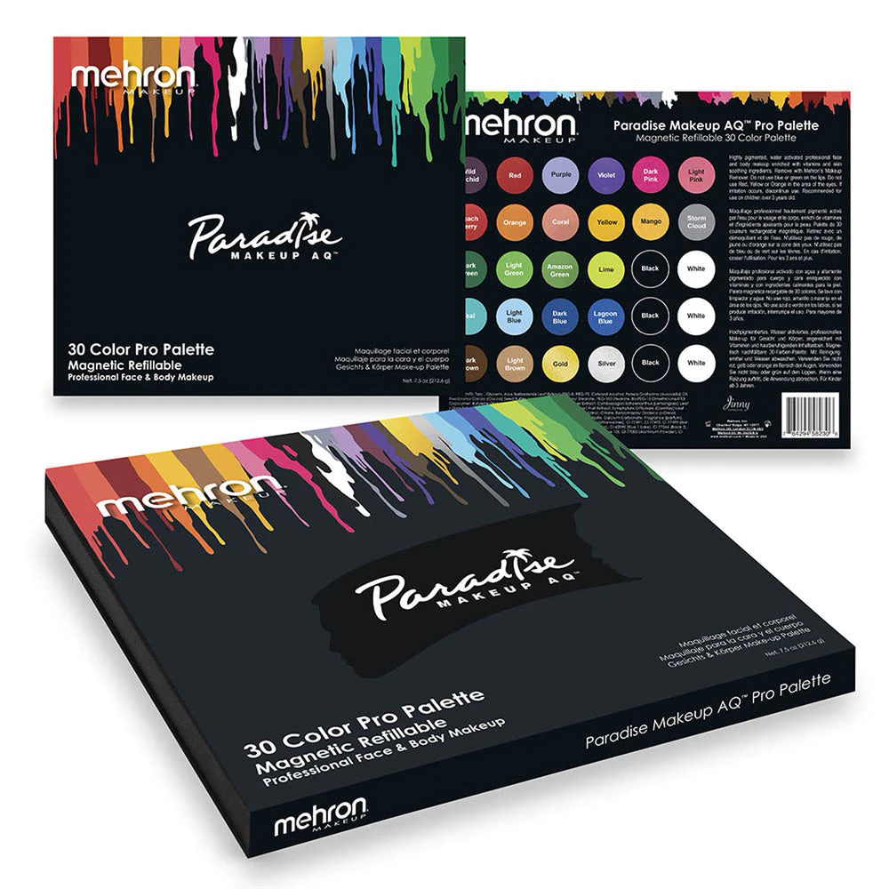 Mehron Paradise Makeup AQ Palette - 30 Well 3 Mehron Paradise Makeup AQ Palette - 30 Well