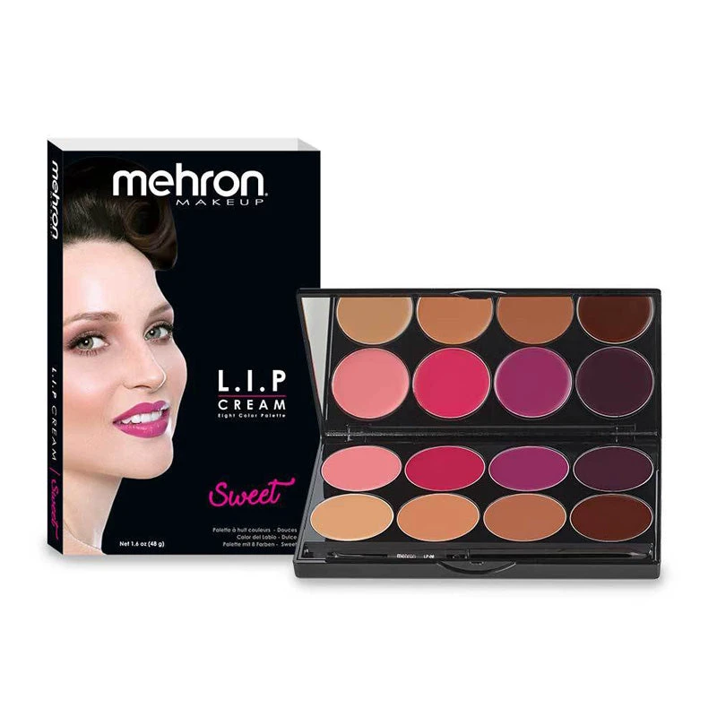 Mehron L.I.P. Cream - Sweet & Spicy Palettes 2 Mehron L.I.P. Cream - Sweet & Spicy Palettes