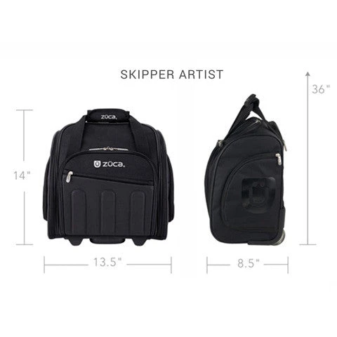 Zuca Black Skipper Artist Bag 2 Zuca Black Skipper Artist Bag