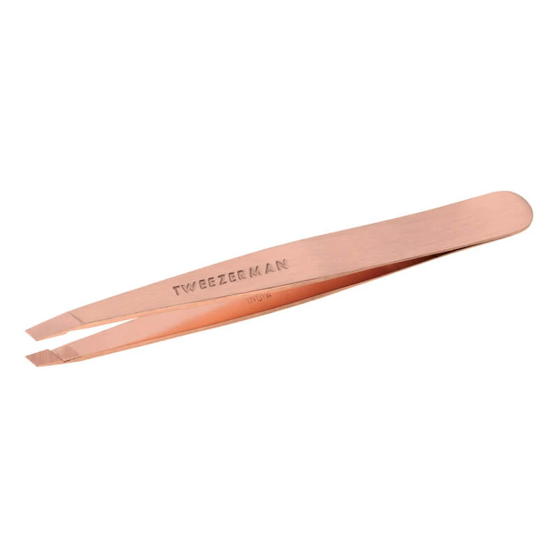 Tweezerman Rose Gold Slant Tweezer Kits & Tools 1 Tweezerman Rose Gold Slant Tweezer Kits & Tools