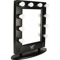 Kits & Tools Just Case Ver Beauty LED Light Vanity Mirror W/Dimmer (VMR4512-PPAB Black)